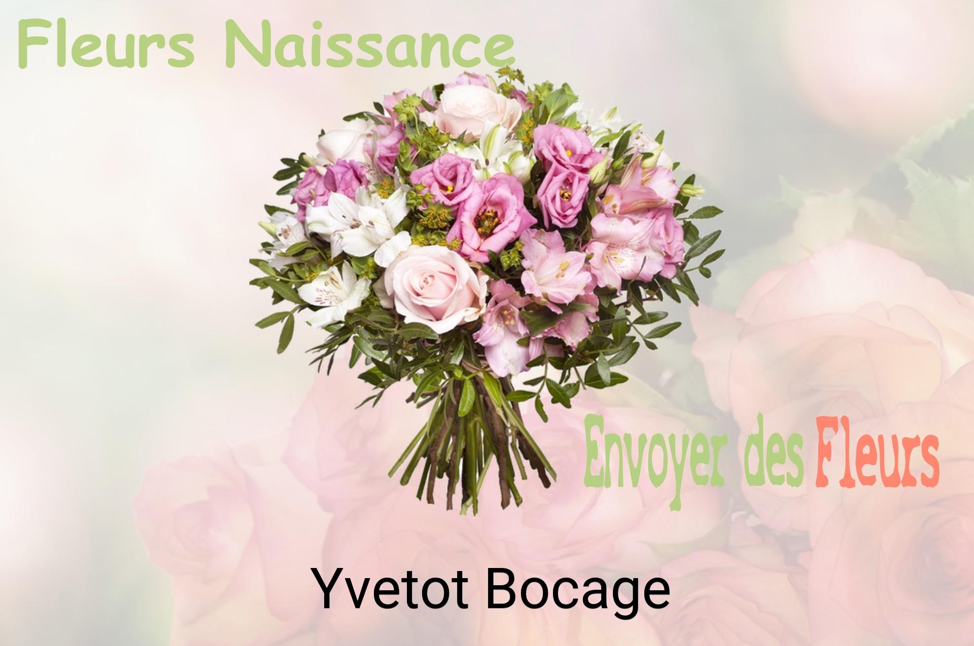 Bouquet de fleurs de naissance livré à Yvetot-Bocage